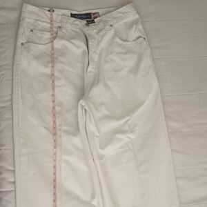 Vintage Anchor Blue White Cotton Pants Y2K Size 38 Inseam 30